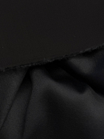 Шерсть с шелком и п/э Off-White черная с вышивкой граффити