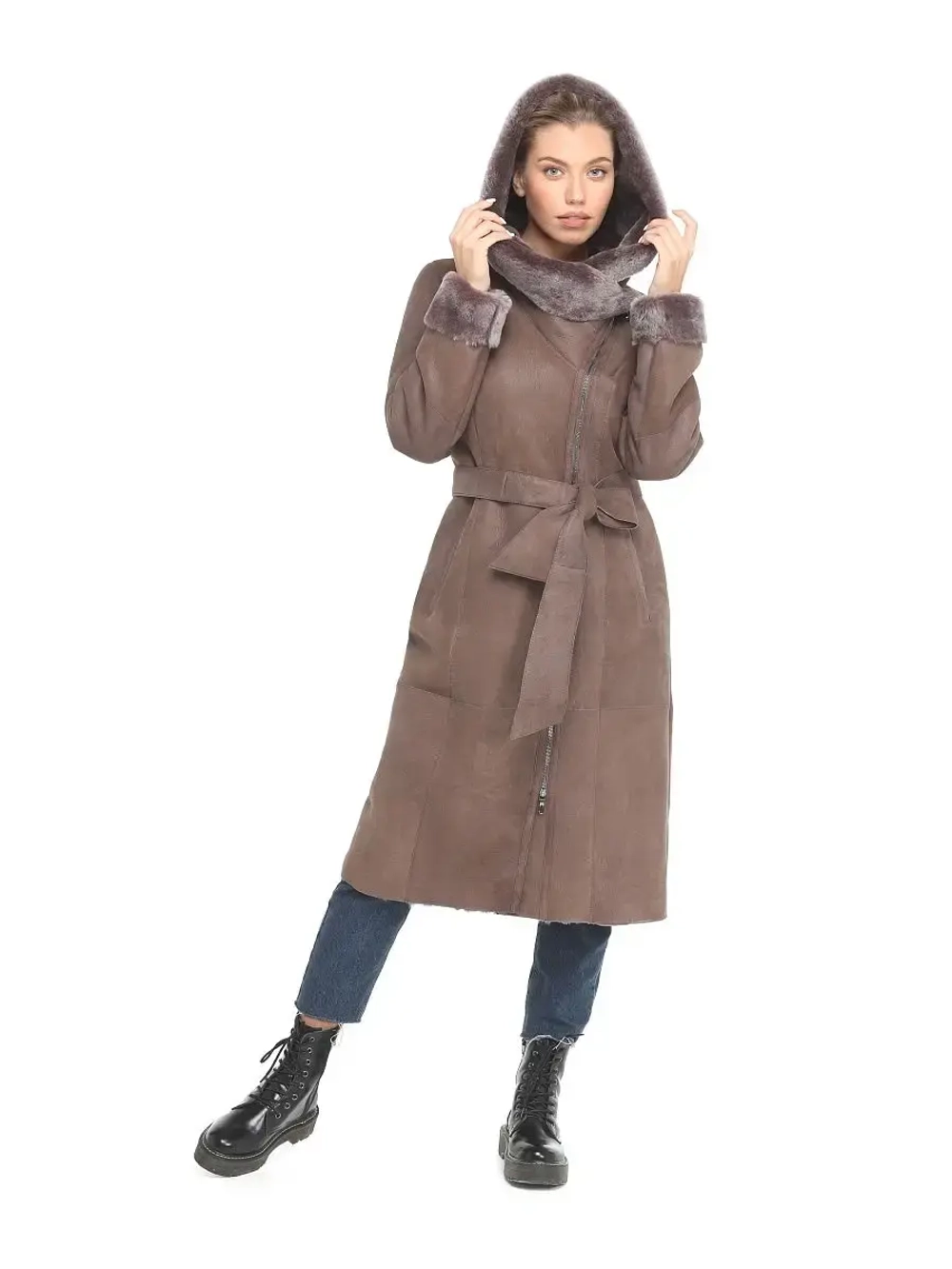 Дубленка женская натуральная зимняя