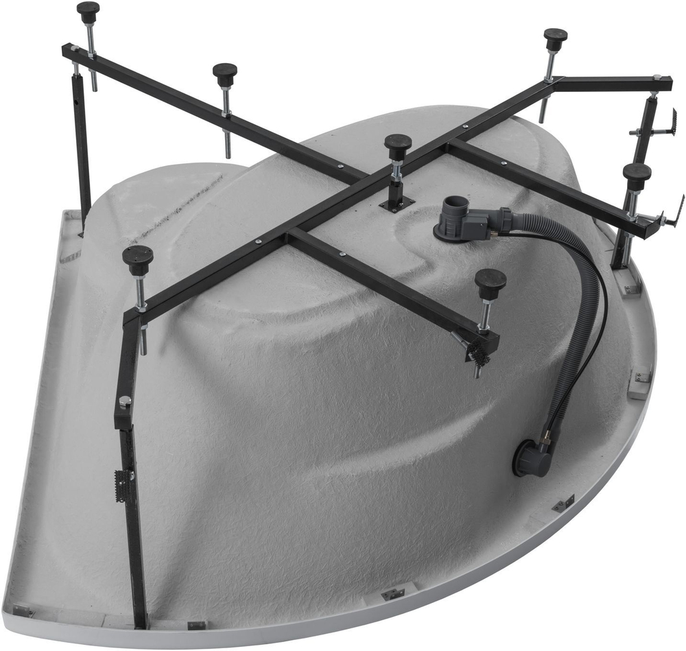 Акриловая ванна Aquanet Vitoria 130x130 (с каркасом)