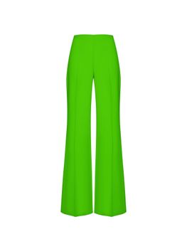 Брюки расклешенные из крепа