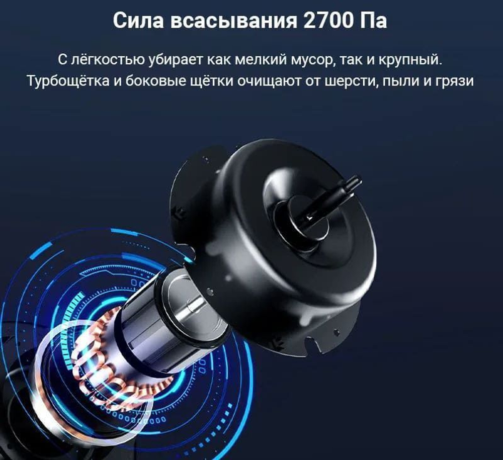 Робот-пылесос Lydsto G2D, black