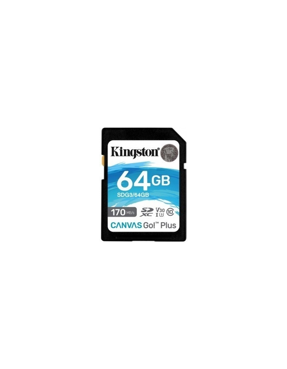 SecureDigital 64Gb Kingston Canvas Go Plus SDXC UHS-I U3 V30 SDG3/64GB