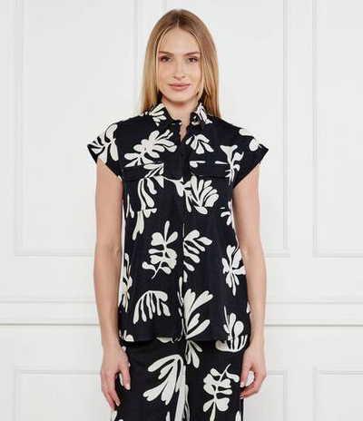 Льняная рубашка ADDOTTO Marella - черный(31111422)