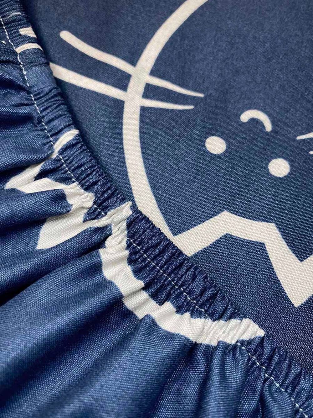 Постельное белье Simple House "Котики (полисатин)" 1,5-сп Наволочка 70х70 см 1 шт Простынь на резинке 90х200 см Пододеяльник 145х215 см