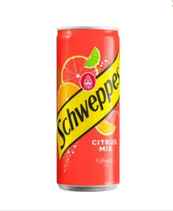 Напиток Schweppes Цитрус Микс, б/а с/г, 330 мл, 24шт  АТ