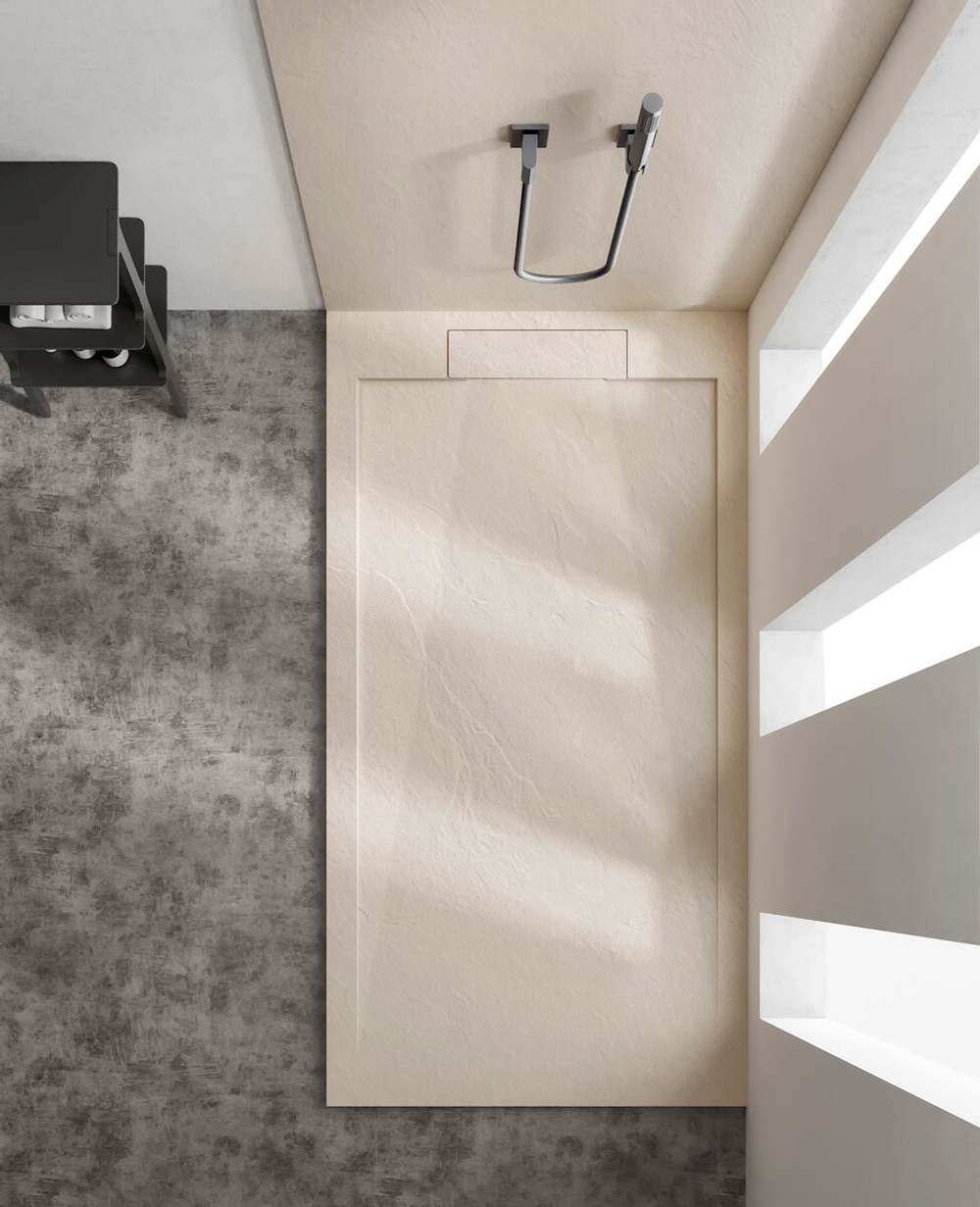 Поддон для душа из искусственного камня VST-4SRL9012C, 900*1200*25, бежевый