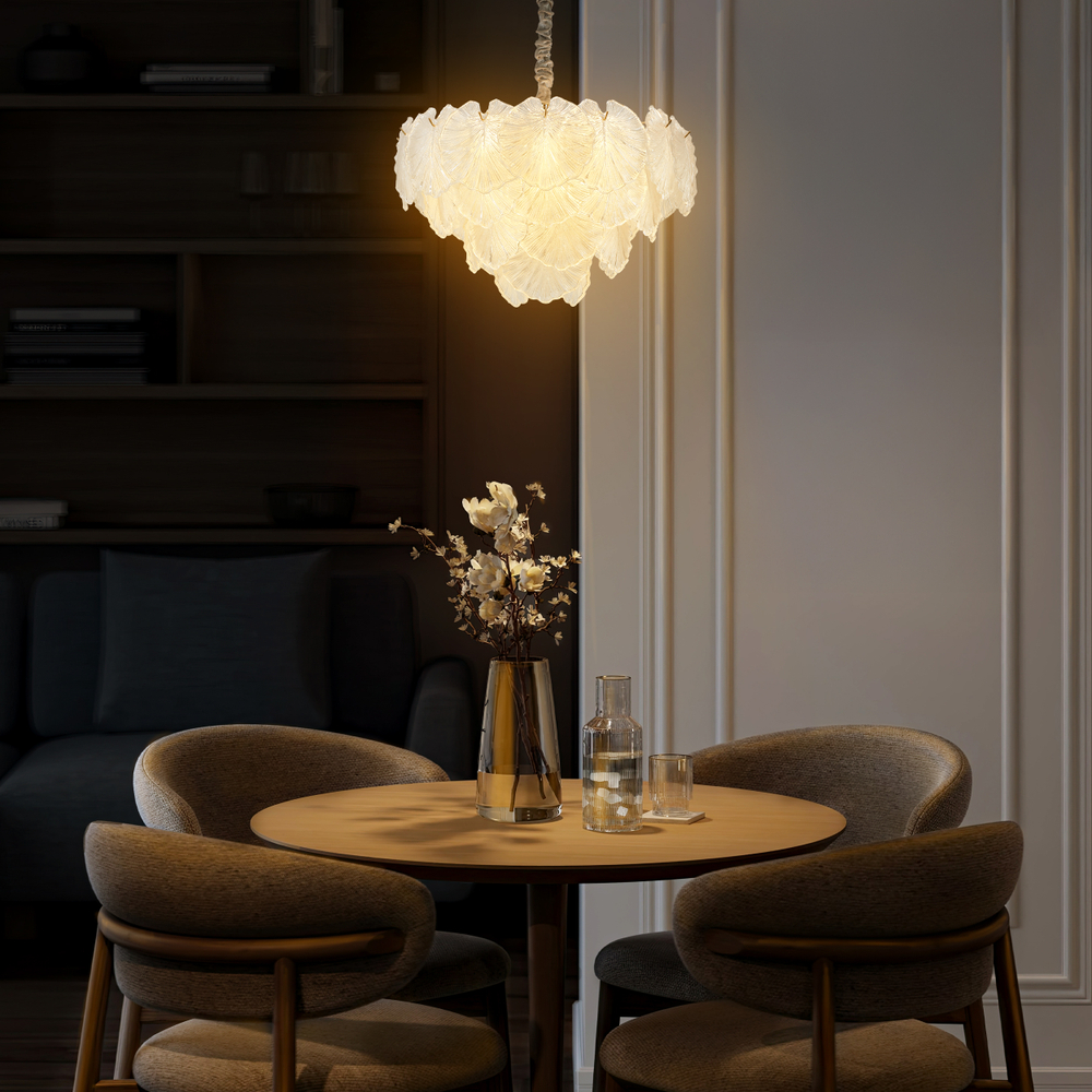 799122 Люстра RETRO 12х8W (led) E14 ЗОЛОТО/ПРОЗРАЧНЫЙ