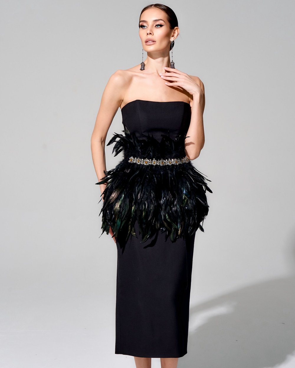 Баска "Жар-птица" с вышивкой ручной работы