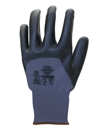 Перчатки "ПЕНОНИТРИЛ РЧ"(100%нейлон 13-го кл.,3/4чер. вспененный нитрил)кратно 12 пар (х12х240)