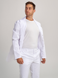 Халат медицинский мужской | Х-207/2 кб клеон проф