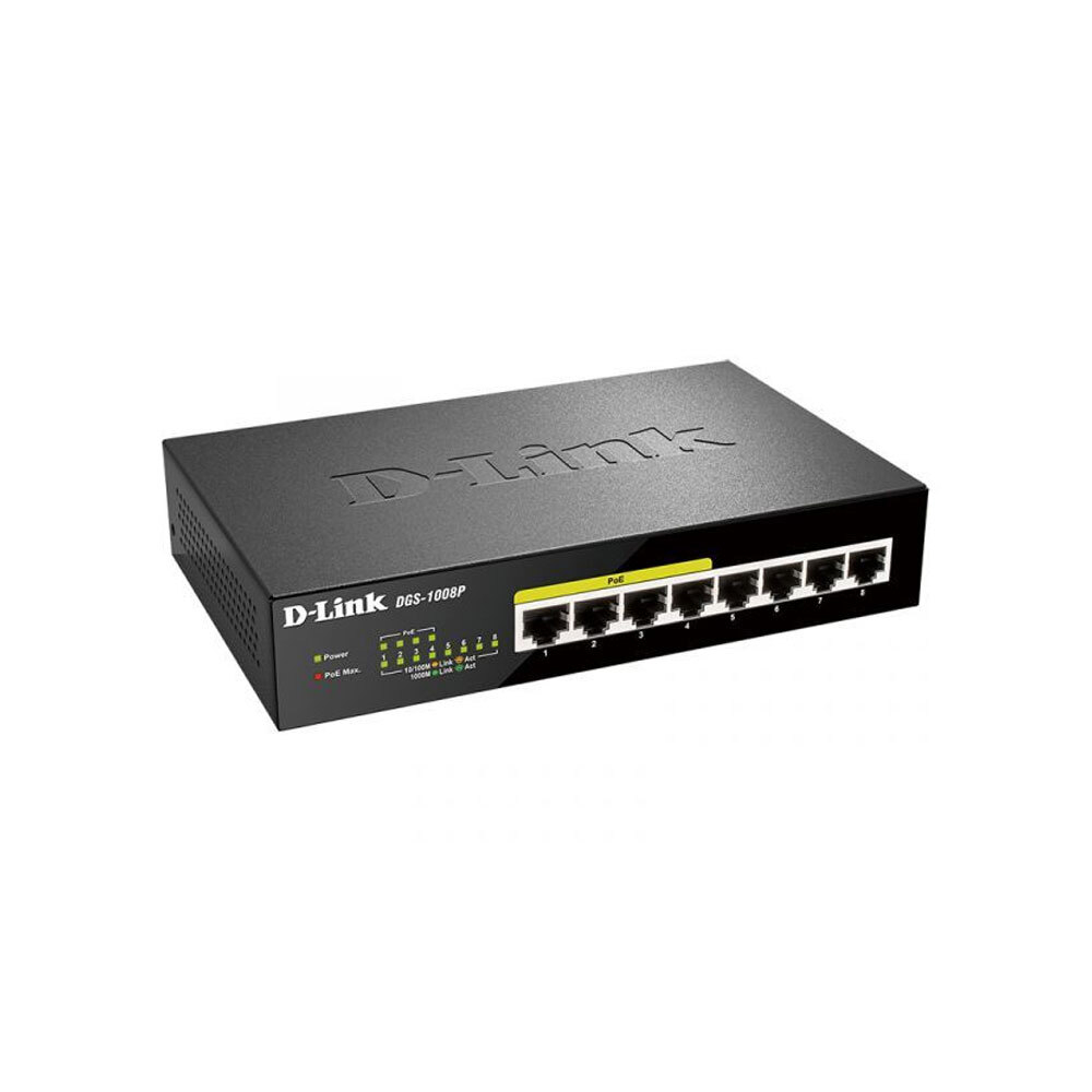 D-Link DGS-1008P/F1A Сетевое оборудование