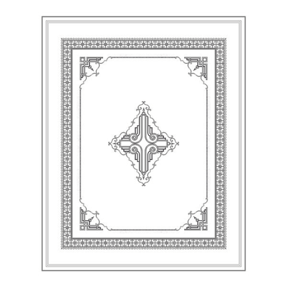 Потолок RODECOR Пагода Ф2 88032CN (5000*4000)