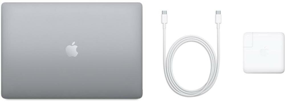 Ноутбук Apple MacBook Pro 16" A2141 (MVVK2RU/A) /Intel Core i9 9880H 2.3 ГГц/RAM 16GB/SSD 1024GB/Radeon Pro 5500M - 4 ГБ/3072*1920/Sonoma/Mac Os/Подсветка кл-ры: Да/серый. Состояние: B1
