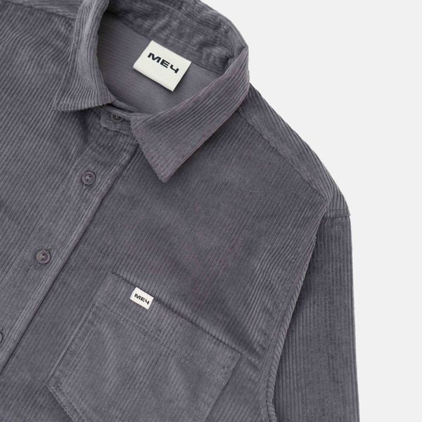 Рубашка FW23 Velvet Smoke Grey Серая - фото 4