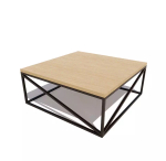 Стол кофейный «Трапеза», лак