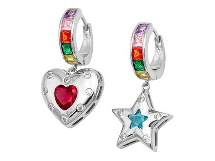 Серьги-кольца "Асимметрия"