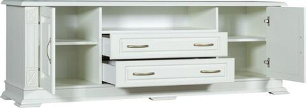 Тумба ТВ "Верди Классик" П1.0487.0.47 (Слоновая кость, Массив)