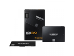 SSD накопитель Samsung 870 EVO 1ТБ, 2.5" SATA, SATA III, [MZ-77E500BW]
