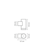 Уличный настенный светильник Paro Lightstar 350609
