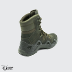 Ботинки Lowa Zephyr GTX Hi TF (реплика) олива, высокий берец
