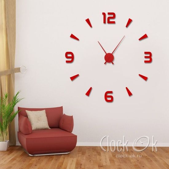 Настенные 3D часы Divide