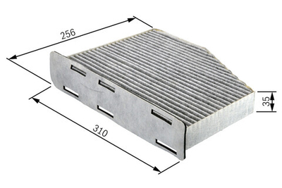 BOSCH - 1987432381-BOC - Filter, cabin air