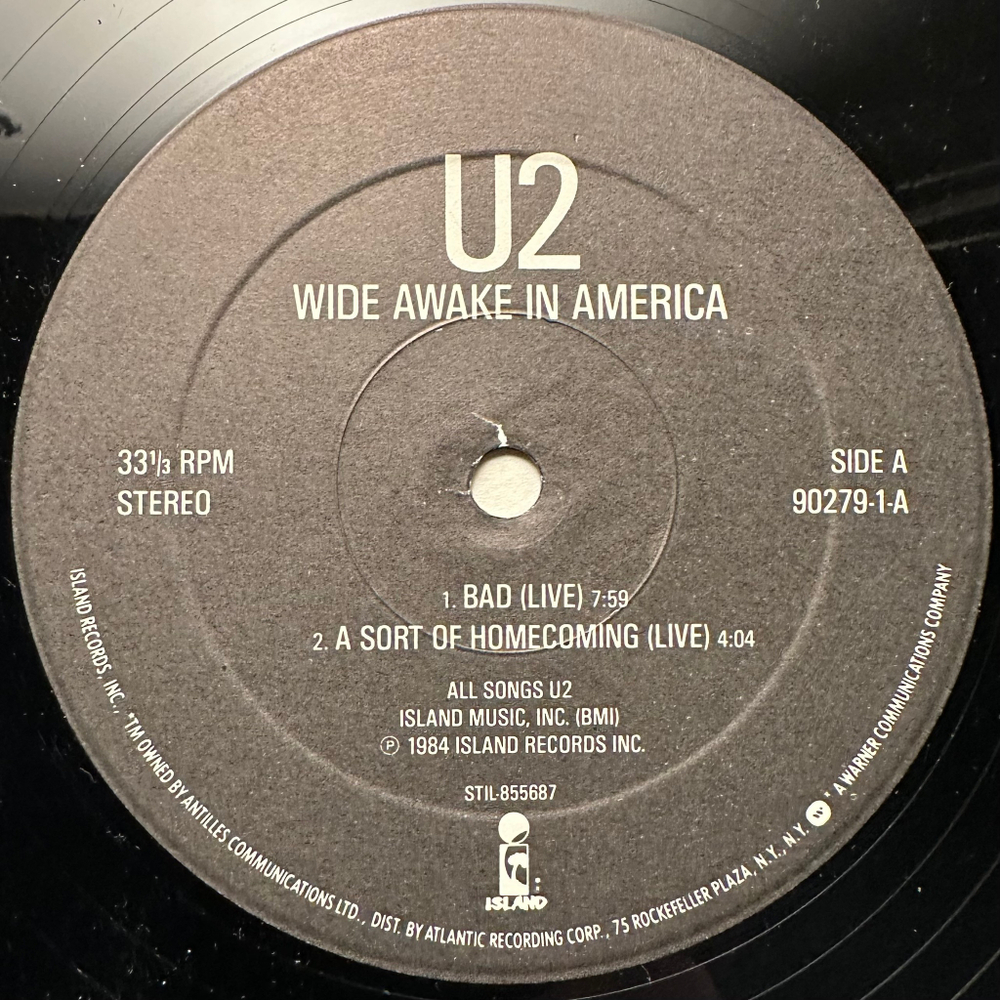 U2 - Wide Awake In America (США 1985г.)
