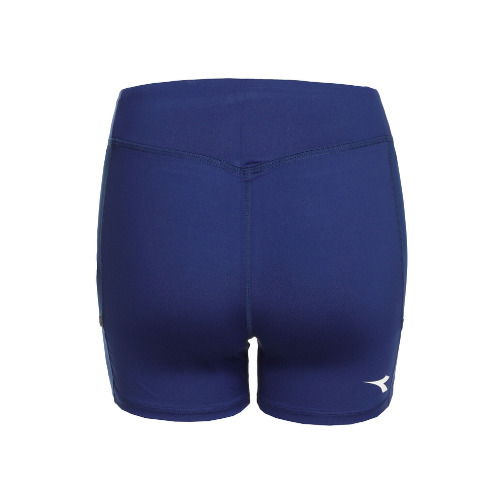 Женские теннисные брюки Diadora Pocket Short Tight Women - Blue