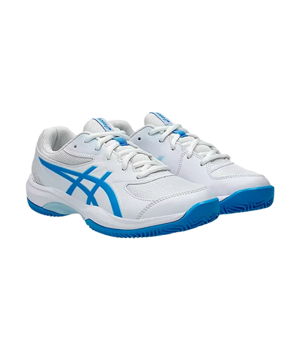 Asics Gel-Game GS Clay-OC Детские кроссовки белый-синий берег