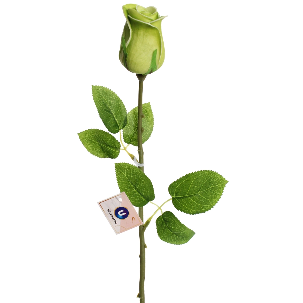 Цветок искусственный «Natur» 45см Роза фисташковая