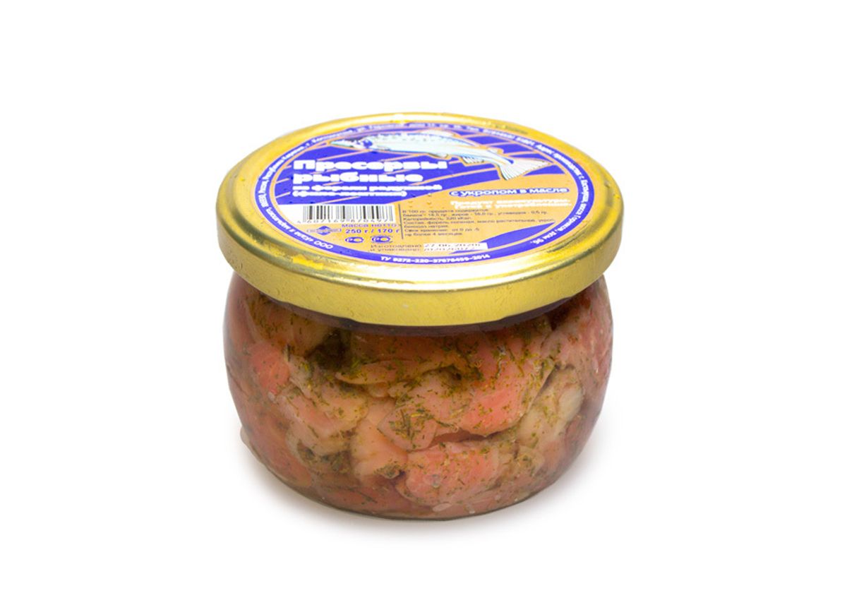 Форель с укропом в масле с/с, 250г