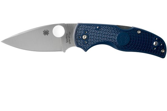 Нож складной Spyderco Native 5 Cobalt Blue FRN CPM-SPY27 41PCBL5 c клинком из стали CPM-SPY27, рукоять FRN