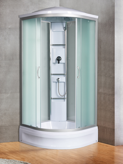 Душевая кабина RIVER AMUR 90/24 МТ 90x90x217 10000001439 Универсальная Четверть круга