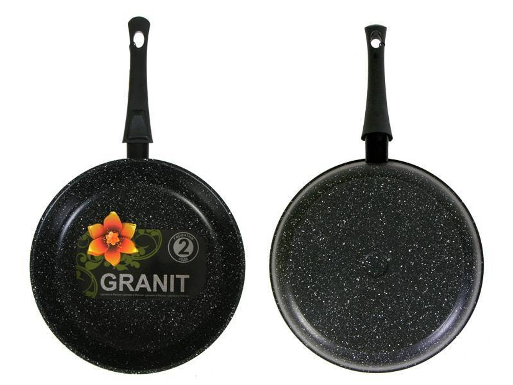 Сковорода 28см Гранит black со съемной ручкой