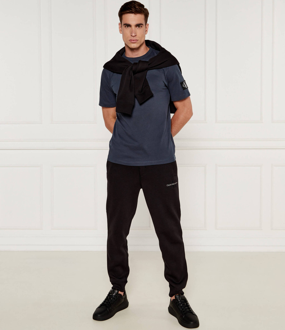 Кожаные кроссовки chunky CALVIN KLEIN JEANS - черный(YM0YM01124)