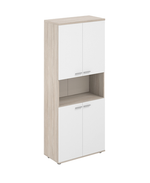 Шкаф высокий для документов с нишей SG.841.OL.WH.WH СИГМА (SIGMA)