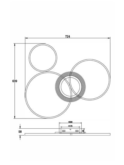 Потолочный светильник Freya FR10014CL-L87G