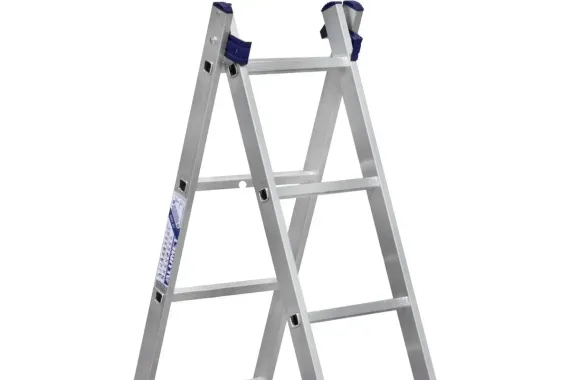 Лестница двухсекционная &quot;АЛЮМЕТ&quot; 8-и ступенчатая алюминиевая (5208)