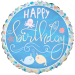 Шар Фольгированный Нарвалы (Ассорти)