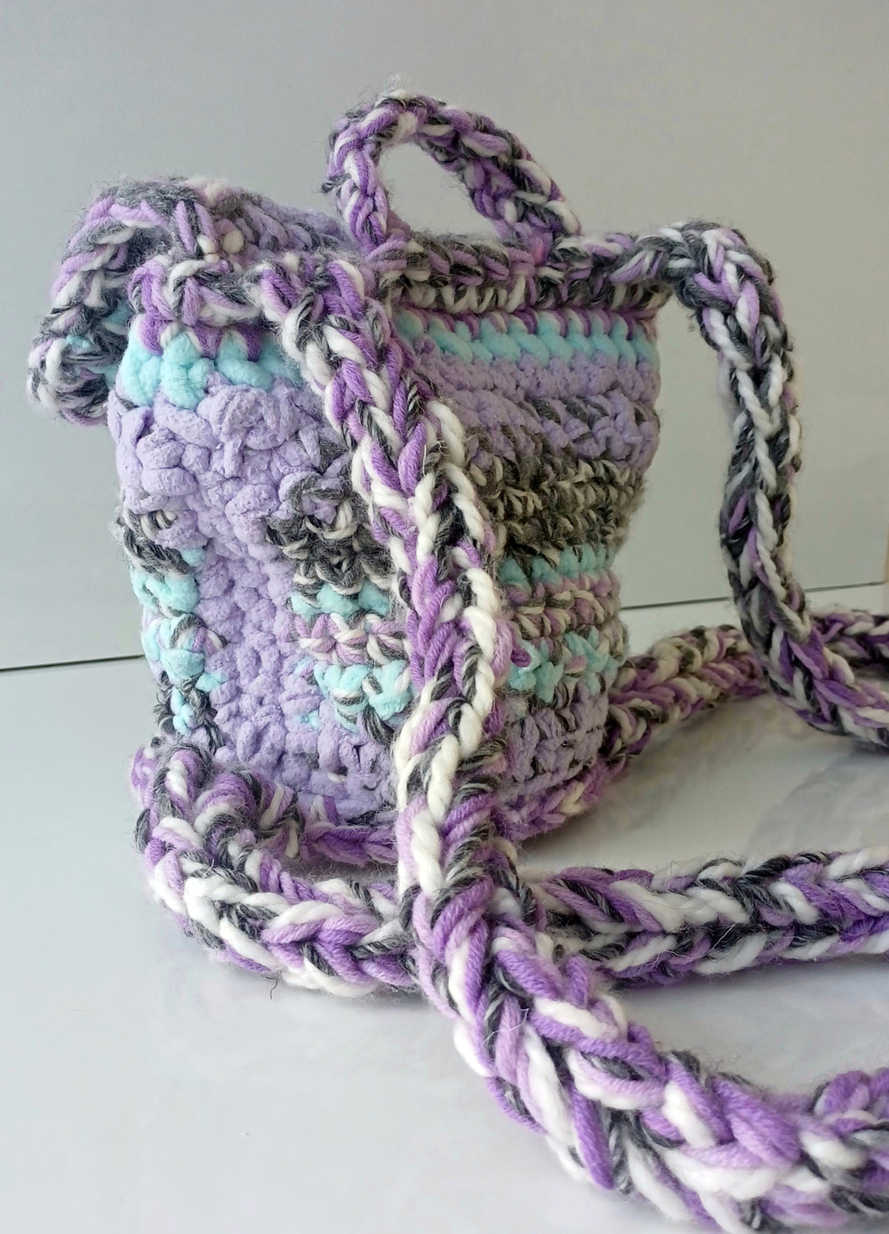 Рюкзак женский вязаный