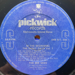 Bee Gees ‎– In The Beginning - The Early Days Vol. 1 (Англия 1978г.)