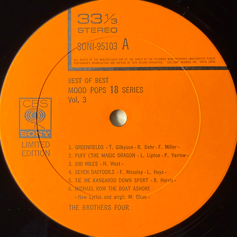 Виниловая пластинка Сборник Best of folk songs LP