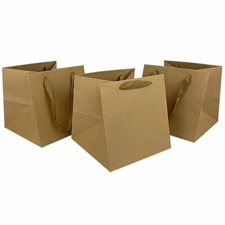 Пакет крафтовый с дном 30х30х30 см