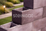 Архитектурный блок 500*200*200 Бурый камень (Stein Brown)