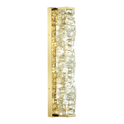 4999/15WL HALL ODL23 623 золотой/прозрачный/металл/хрусталь Бра LED 15W 4000K STRAZA