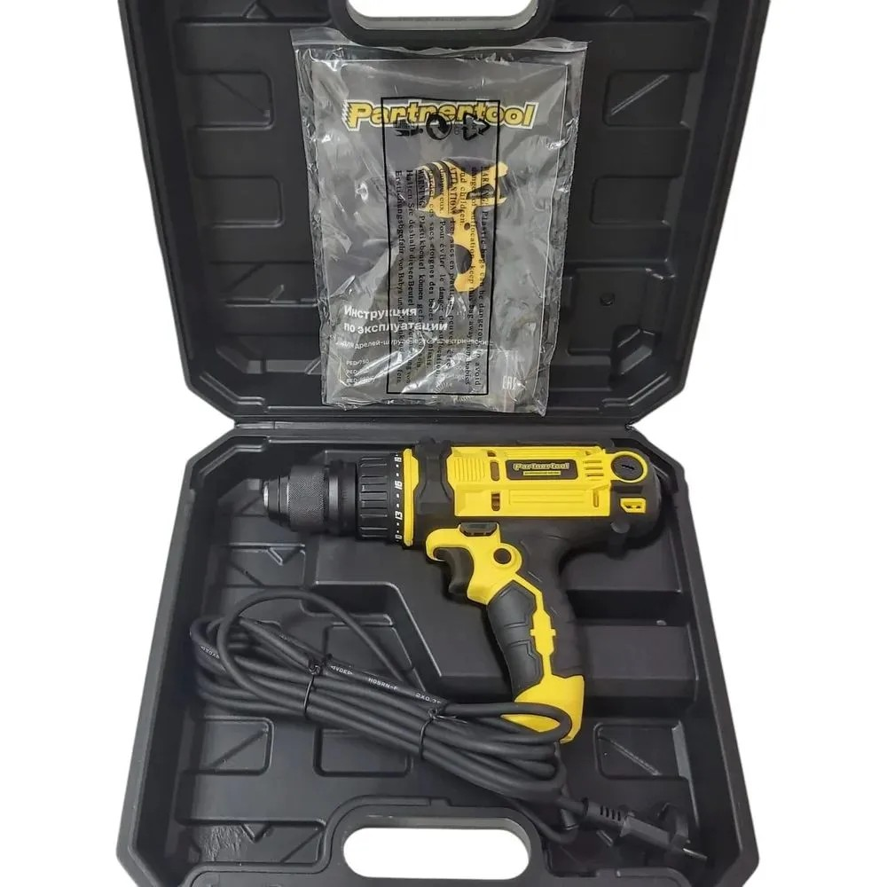 Дрель-шуруповет сетовая PED-1000/2-13SET