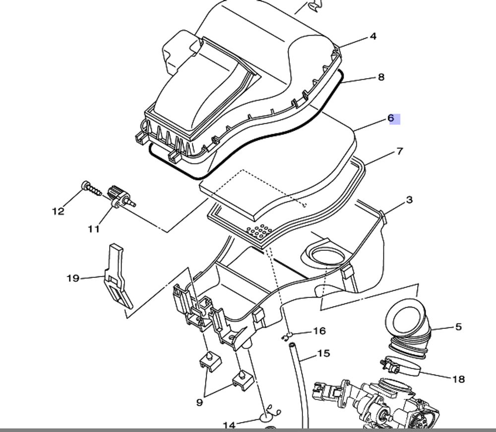 Фильтр Воздушный Grizzly 550/700