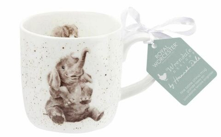 Royal Worcester - Wrendale Designs Кружка «Слоны для подражания», 310 мл / артикул   MMMG5629-XT  / GTIN 749151616387