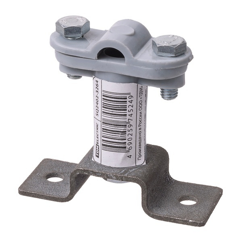 Держатель для гориз. и верт.поверхностей полимерный двухболтовой высота 100мм для прута D6-10 мм TDM SQ2402-3264