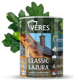 Пропитка Верес Classik Lazura №8 ТЕМНЫЙ ДУБ 0,9 Л "VERES"